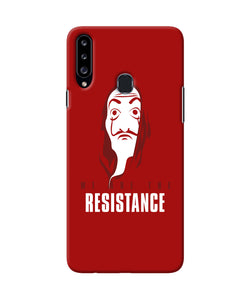 Money Heist Resistance Quote Samsung A20s Back Cover