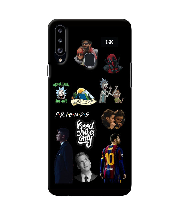 Positive Characters Samsung A20s Back Cover