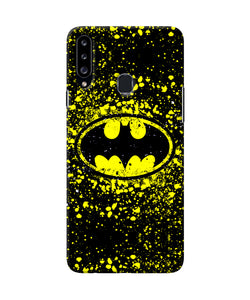 Batman Last Knight Print Yellow Samsung A20s Back Cover