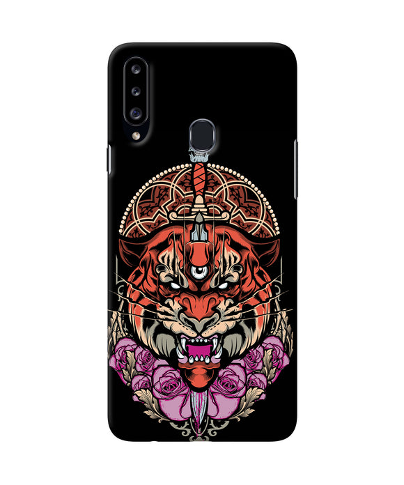 Abstract Tiger Samsung A20s Back Cover