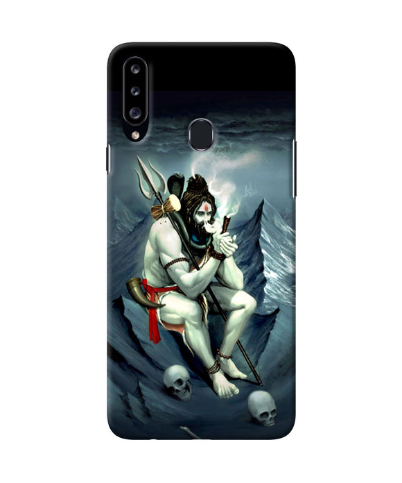 Lord Shiva Chillum Samsung A20s Back Cover