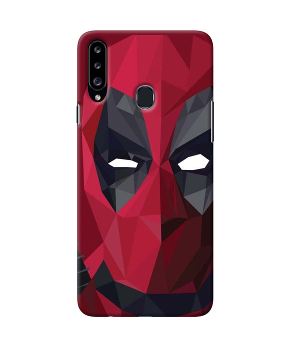Abstract Deadpool Mask Samsung A20s Back Cover