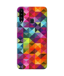 Abstract Triangle Pattern Samsung A20s Back Cover