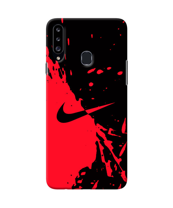 Nike Red Black Poster Samsung A20s Back Cover