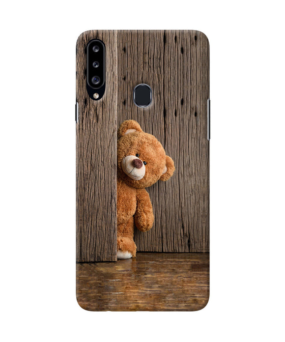 Teddy Wooden Samsung A20s Back Cover