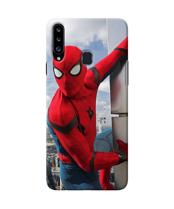 Spiderman On The Wall Samsung A20s Back Cover