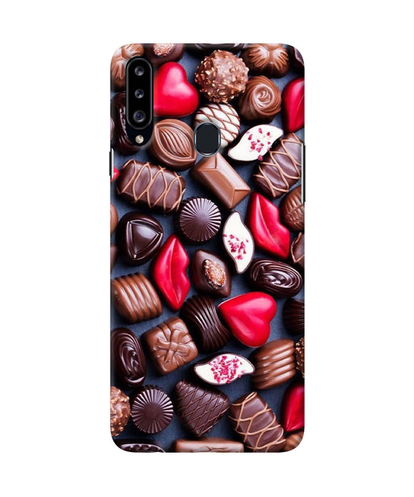 Valentine Special Chocolates Samsung A20s Back Cover