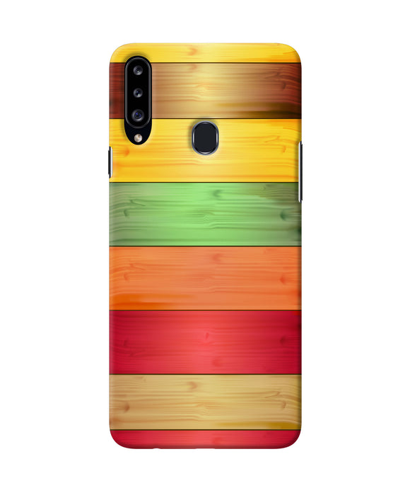 Wooden Colors Samsung A20s Back Cover