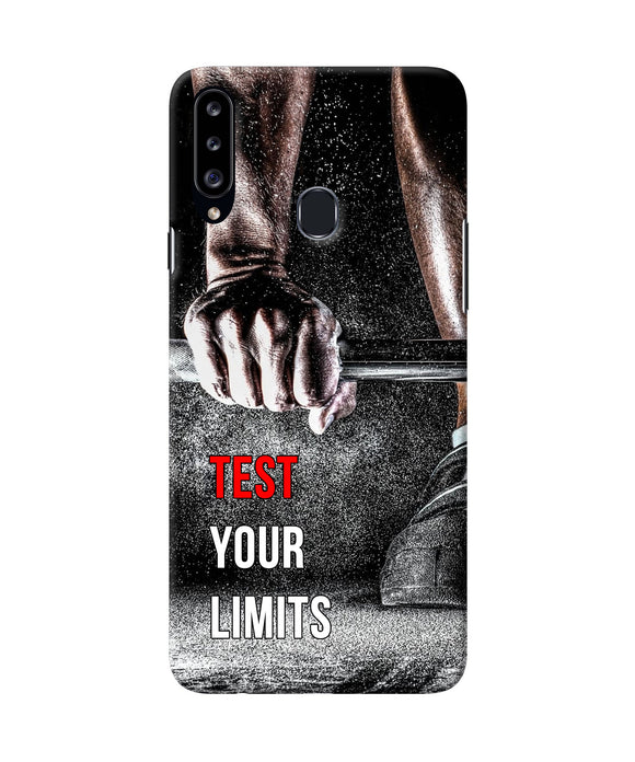 Test Your Limit Quote Samsung A20s Back Cover