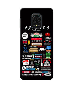 Friends Redmi Note 9 Pro / Pro Max Back Cover