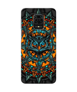 Angry Owl Art Redmi Note 9 Pro / Pro Max Back Cover