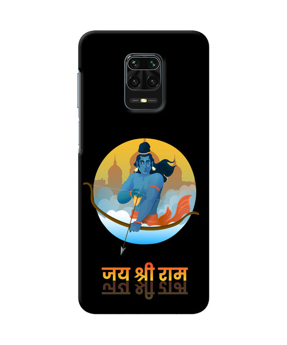 Black Jay Shree Ram Redmi Note 9 Pro / Pro Max Back Cover