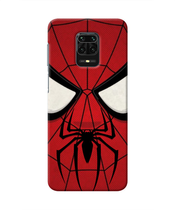 Spiderman Face Redmi Note 9 Pro/Pro Max Real 4D Back Cover