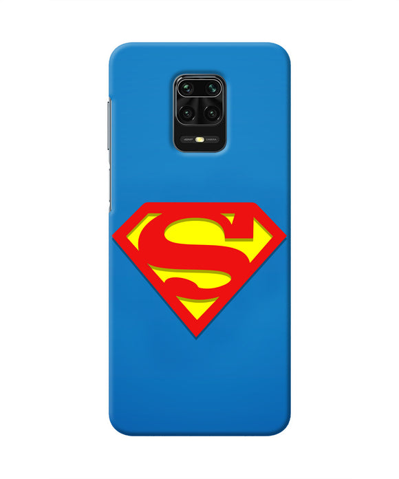 Superman Blue Redmi Note 9 Pro/Pro Max Real 4D Back Cover