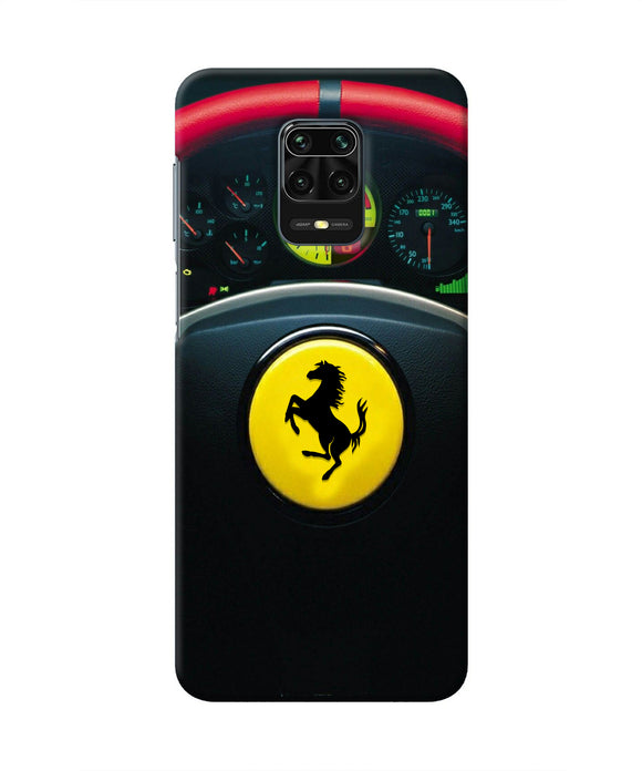 Ferrari Steeriing Wheel Redmi Note 9 Pro/Pro Max Real 4D Back Cover