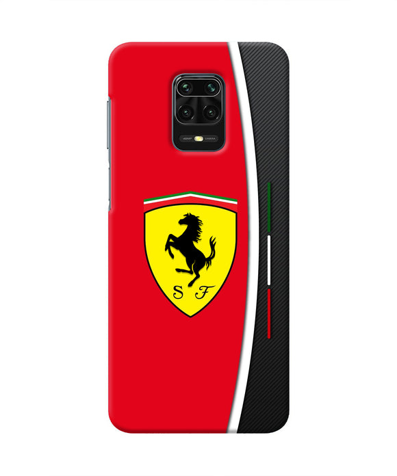 Ferrari Abstract Red Redmi Note 9 Pro/Pro Max Real 4D Back Cover