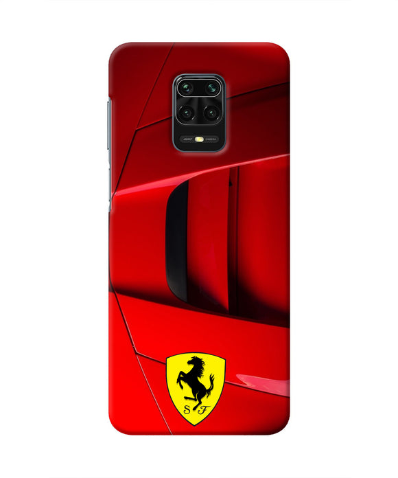 Ferrari Car Redmi Note 9 Pro/Pro Max Real 4D Back Cover