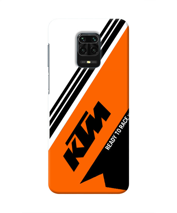 KTM Abstract Redmi Note 9 Pro/Pro Max Real 4D Back Cover