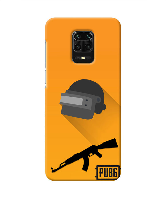 PUBG Helmet and Gun Redmi Note 9 Pro/Pro Max Real 4D Back Cover
