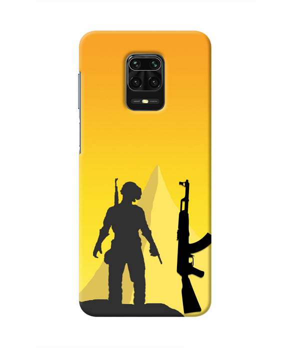 PUBG Silhouette Redmi Note Pro/Pro Max Real 4D Back Cover