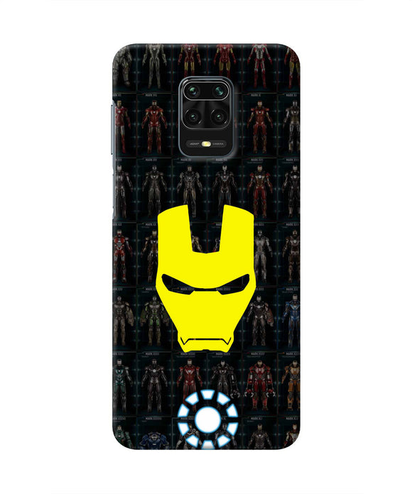 Iron Man Suit Redmi Note 9 Pro/Pro Max Real 4D Back Cover