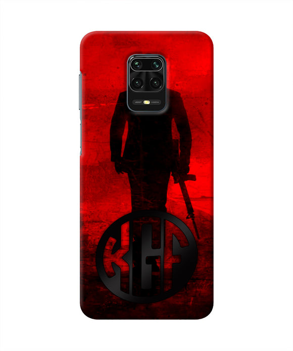 Rocky Bhai K G F Chapter 2 Logo Redmi Note 9 Pro/Pro Max Real 4D Back Cover
