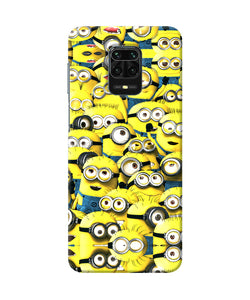 Minions Mini Crowd Redmi Note 9 Pro / Pro Max Back Cover