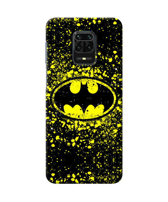 Batman Last Knight Print Yellow Redmi Note 9 Pro / Pro Max Back Cover