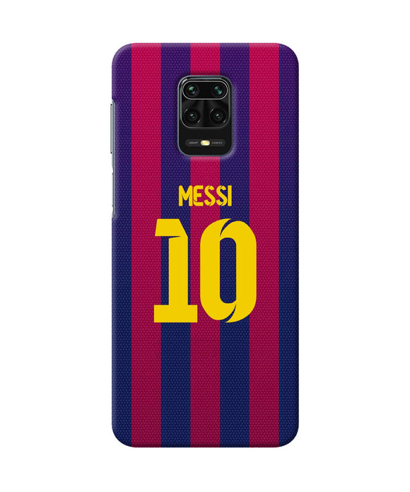 Messi 10 Tshirt Redmi Note 9 Pro / Pro Max Back Cover