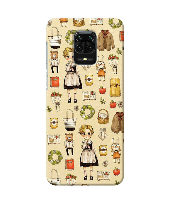 Canvas Girl Print Redmi Note 9 Pro / Pro Max Back Cover