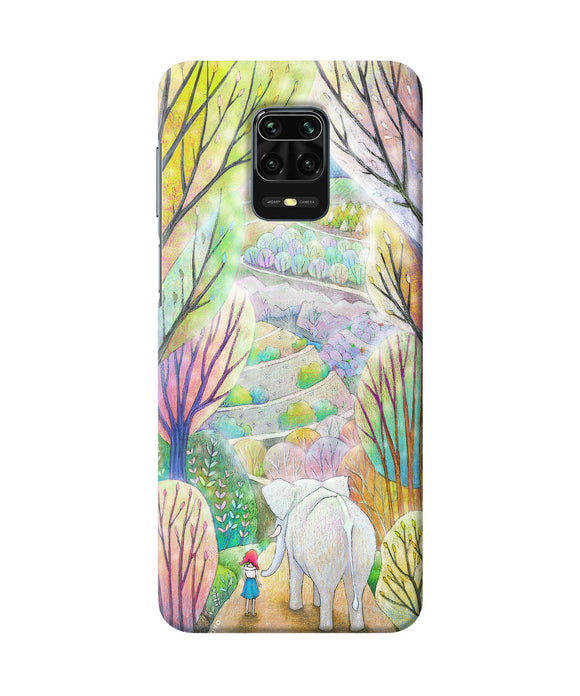 Natual Elephant Girl Redmi Note 9 Pro / Pro Max Back Cover