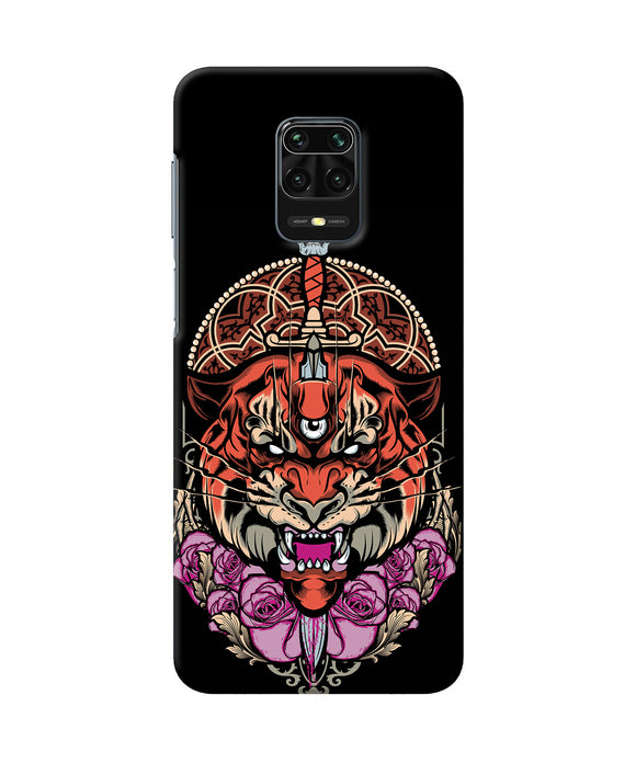 Abstract Tiger Redmi Note 9 Pro / Pro Max Back Cover