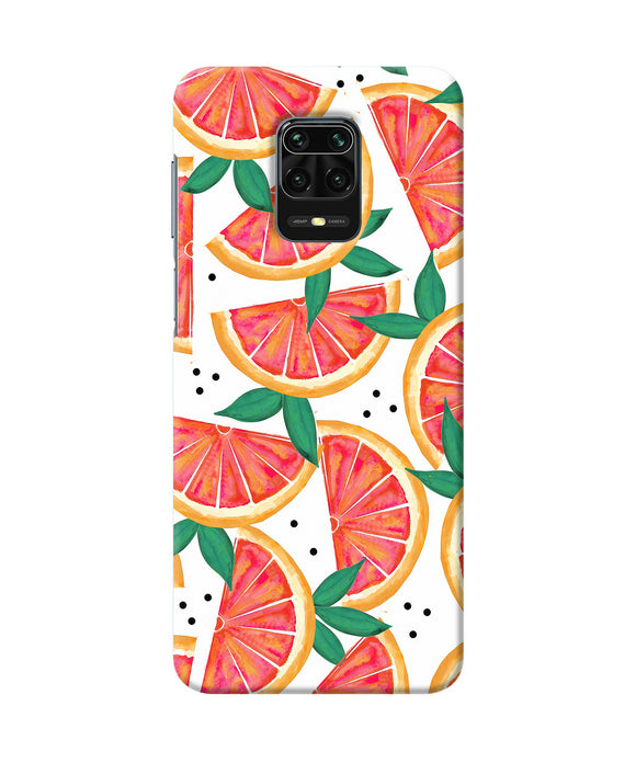 Abstract Orange Print Redmi Note 9 Pro / Pro Max Back Cover