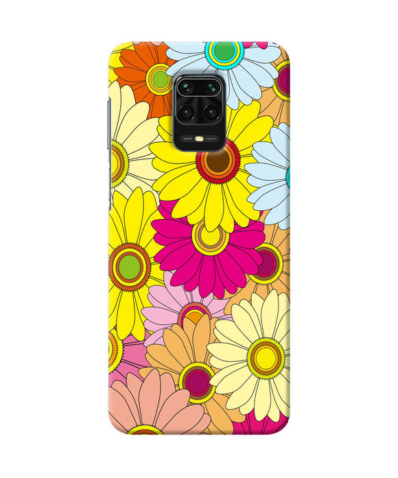 Abstract Colorful Flowers Redmi Note 9 Pro / Pro Max Back Cover