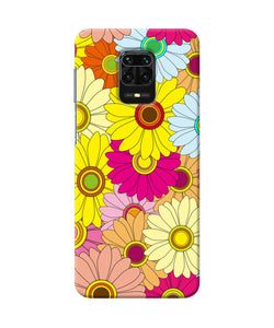 Abstract Colorful Flowers Redmi Note 9 Pro / Pro Max Back Cover