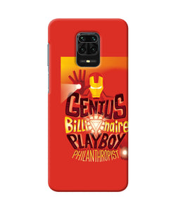 Ironman Quote Redmi Note 9 Pro / Pro Max Back Cover