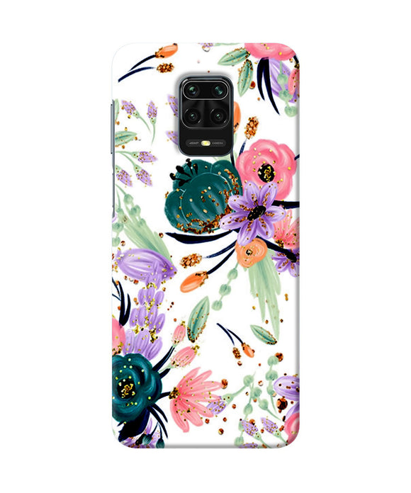 Abstract Flowers Print Redmi Note 9 Pro / Pro Max Back Cover