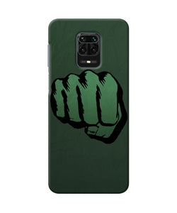 Hulk Smash Logo Redmi Note 9 Pro / Pro Max Back Cover