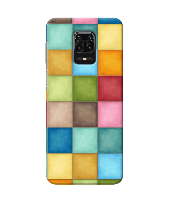 Abstract Colorful Squares Redmi Note 9 Pro / Pro Max Back Cover