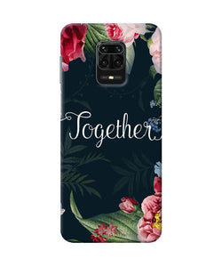 Together Flower Redmi Note 9 Pro / Pro Max Back Cover