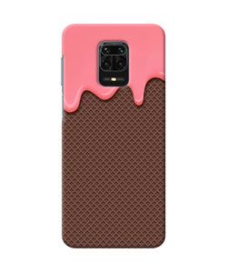 Waffle Cream Biscuit Redmi Note 9 Pro / Pro Max Back Cover