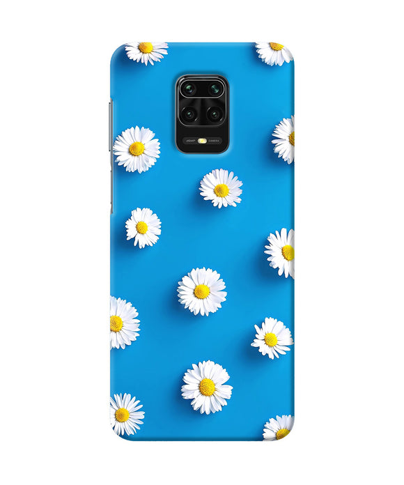 White Flowers Redmi Note 9 Pro / Pro Max Back Cover