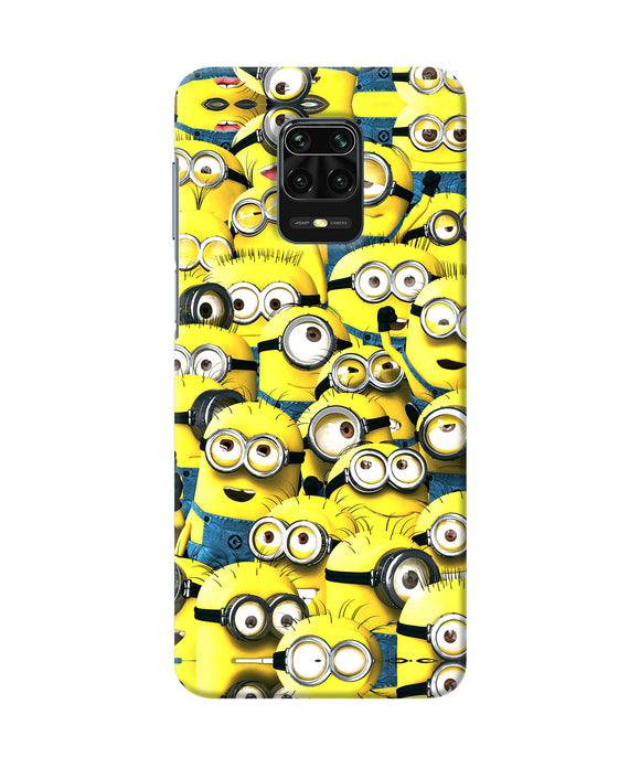 Minions Mini Crowd Redmi Note 9 Pro / Pro Max Back Cover