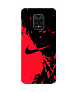 Nike Red Black Poster Redmi Note 9 Pro / Pro Max Back Cover