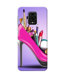 Makeup Heel Shoe Redmi Note 9 Pro / Pro Max Back Cover