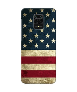 Vintage Us Flag Redmi Note 9 Pro / Pro Max Back Cover