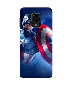 Captain America On Sky Redmi Note 9 Pro / Pro Max Back Cover