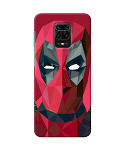 Abstract Deadpool Full Mask Redmi Note 9 Pro / Pro Max Back Cover