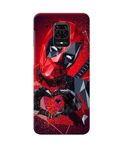 Deadpool Love Redmi Note 9 Pro / Pro Max Back Cover