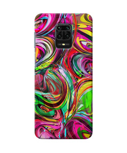 Abstract Colorful Ink Redmi Note 9 Pro / Pro Max Back Cover